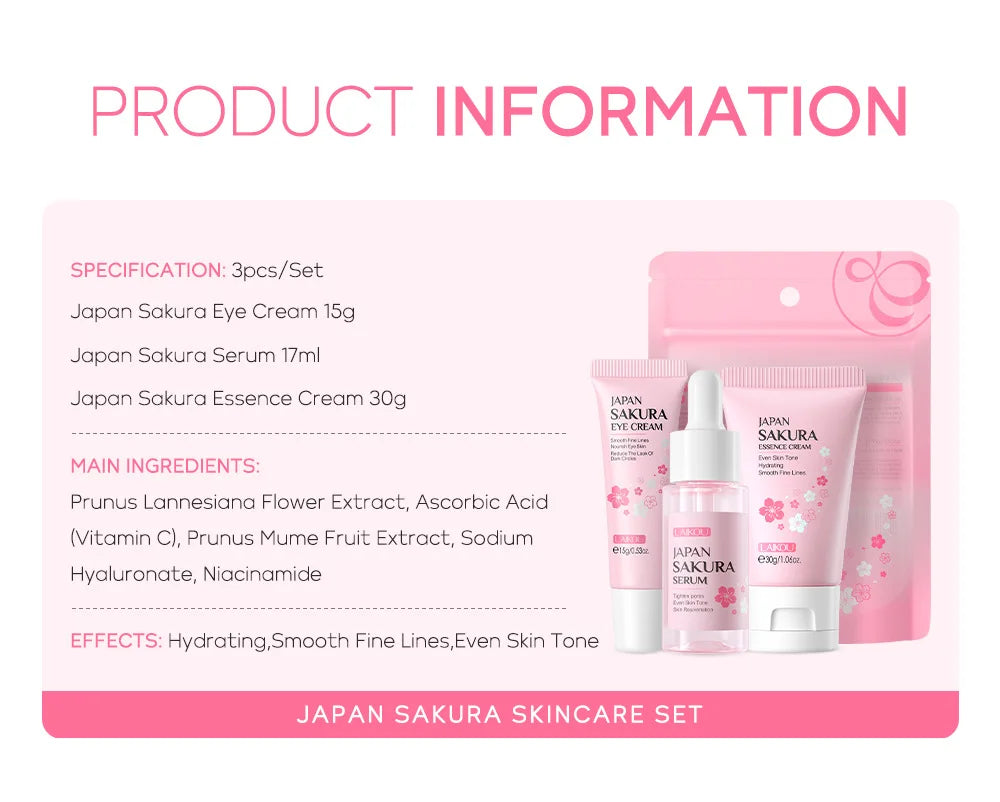 Sakura Skin Care Set