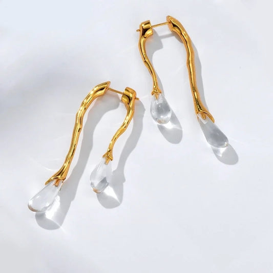 Sapph Teardrop Earrings