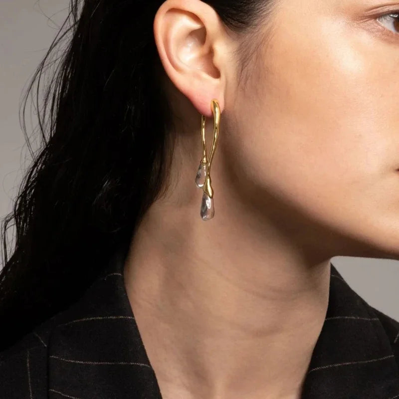 Sapph Teardrop Earrings