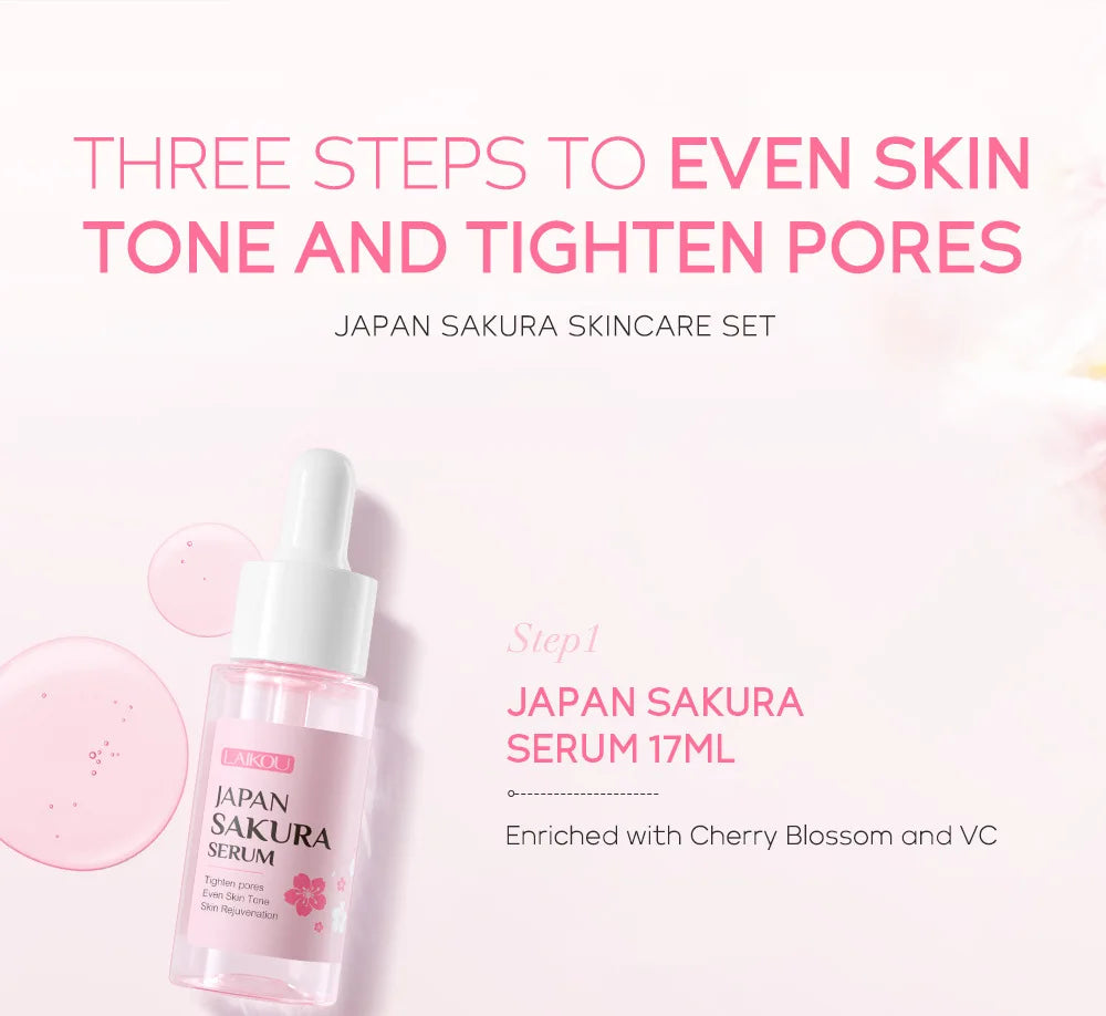 Sakura Skin Care Set